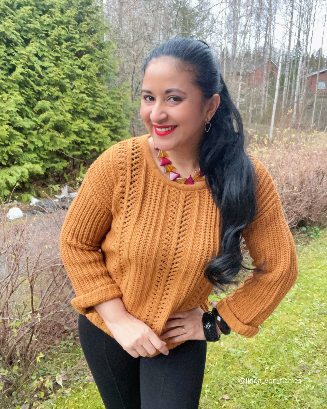 Mak - Wholesale Knit Sweater - Women's - Leaf Crochet Detailed Rolled Up Sleeve Sweater HB205223