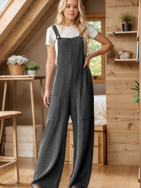 HEIMISH - Wholesale Jumpsuit - Women's - EP6810-10 SLEEVELESS SOLID URBAN RIBBED JUMPSUITS17