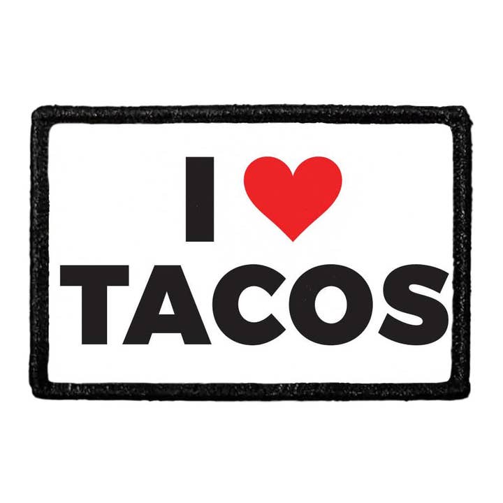 J'adore les tacos - Patch pour la vente par Pull Patch