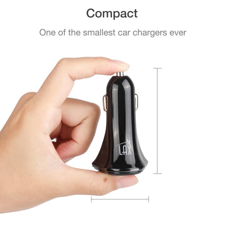 LAX Gadgets - Wholesale Portable Charger - USB 3 Ports Fast charger for Cars (Retail Packaging)12