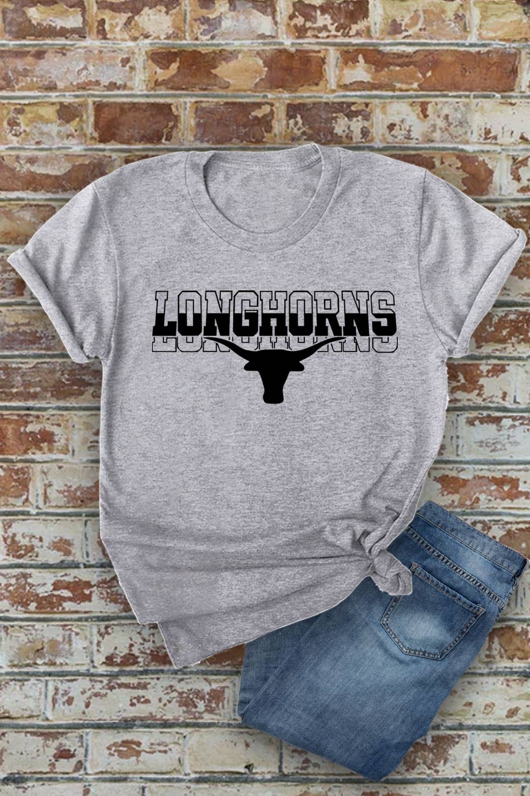 Top Avenue - Wholesale Screen Printed T-Shirt - Women's - Longhorns, Western, Rodeo, Unisex Round Neck T-Shirt8