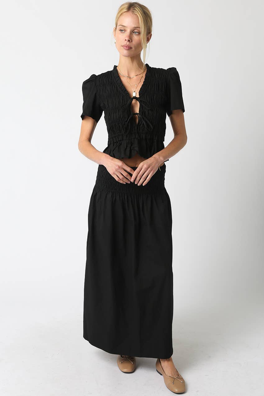 Olivaceous - Wholesale Blouse - Women's - Pamela Ruffled Top3