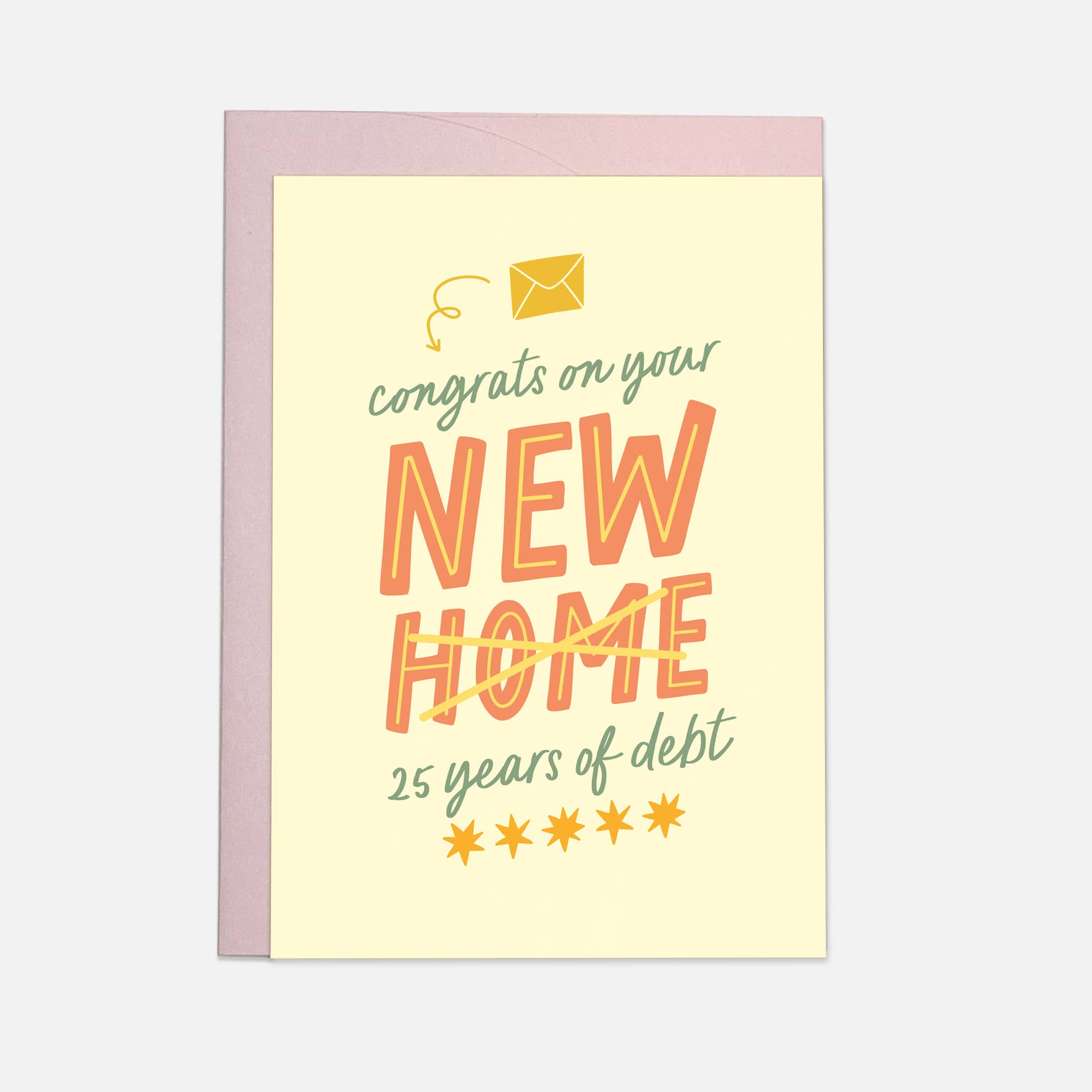 Kaart Blanche - Wholesale Congratulations Card - Home debt greeting card