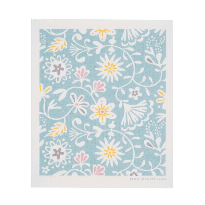 Swedish Dishcloth - BL Floral for wholesale by Cose Nuove