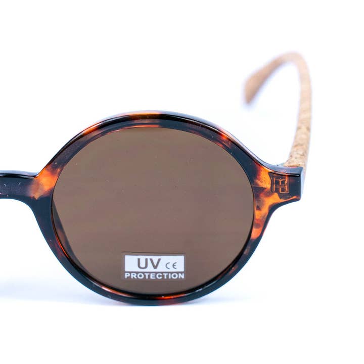 Meninas Bonitas Cork - Wholesale Sunglasses – Women's - Women's Cork Sunglasses with UV Protection Lenses(Including case) L-10703