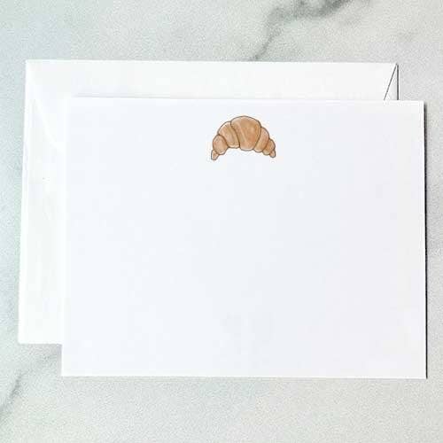 Croissant-notekort sæt for engroshandel hos Viola and Beatrice Stationers