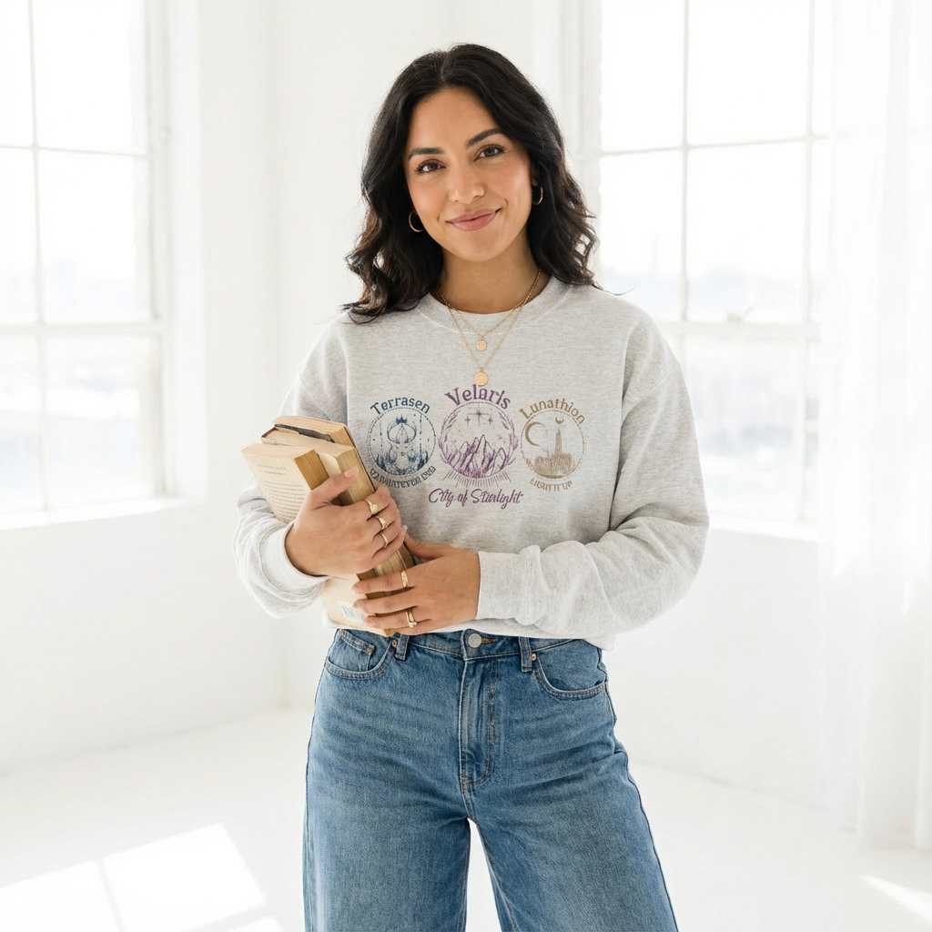 MagicMerchEmporium – wholesale Graphic sweatshirt – Unisex – SJM Worlds Collide Sweatshirt2