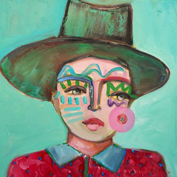 Austin Sans Limites - 14" x 14" pour la vente par Windy O'Connor Art & Home