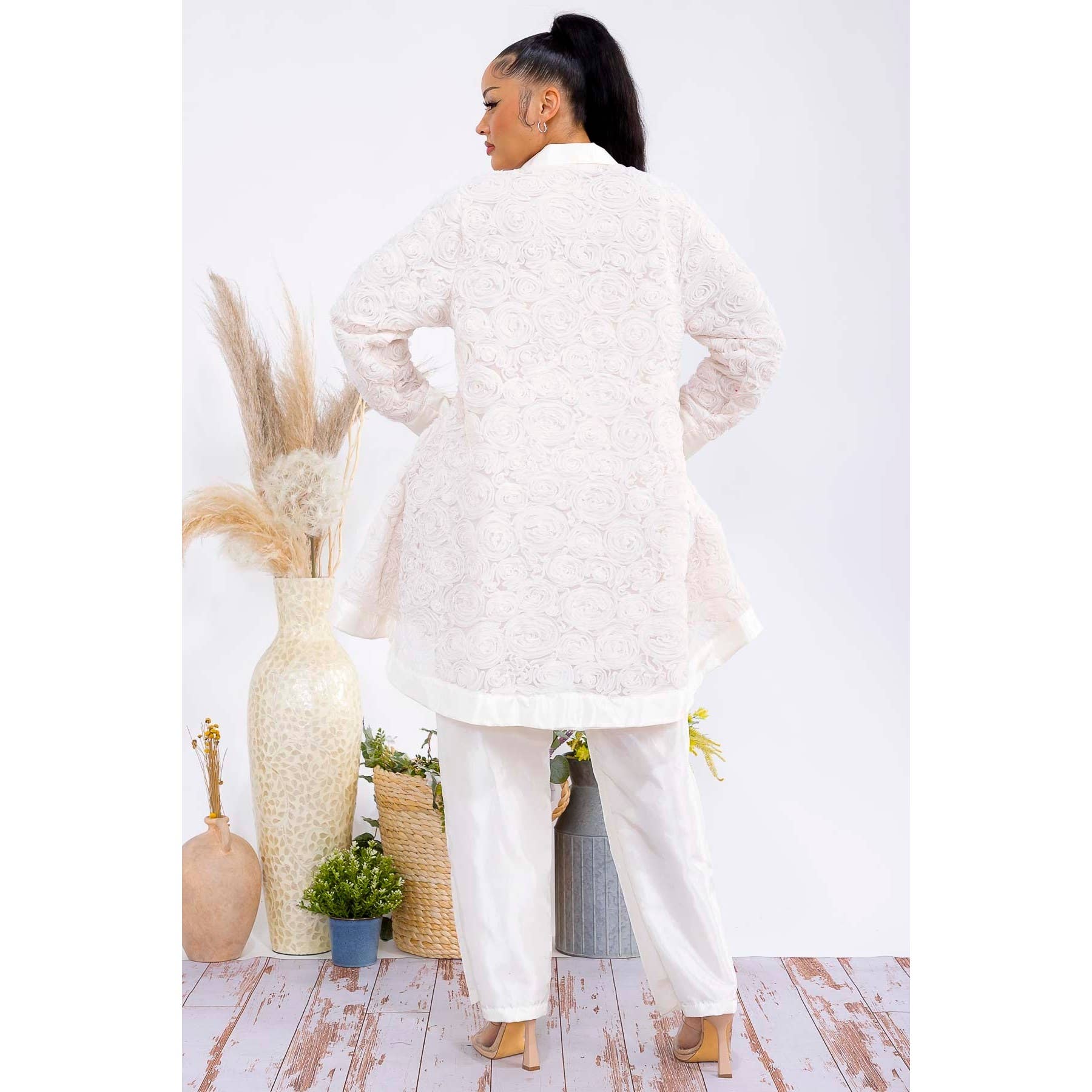 DORCAS - Wholesale Top & Pant Set (NOT Loungewear) - Women's - Plus Size Two Piece Tunic Top and Pant Set5