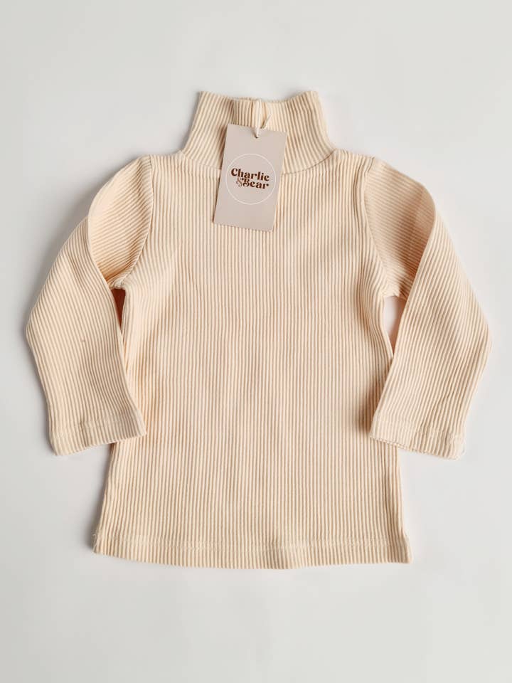 Cuello alto acanalado para venta al por mayor de Charlie and Bear Boutique