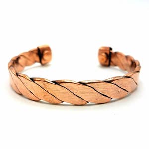 1 Pure Solid Copper Magnetic Ring Adjustable Healing Arthritis Pain Relief Gift, Women's, Size: One size, Bronze