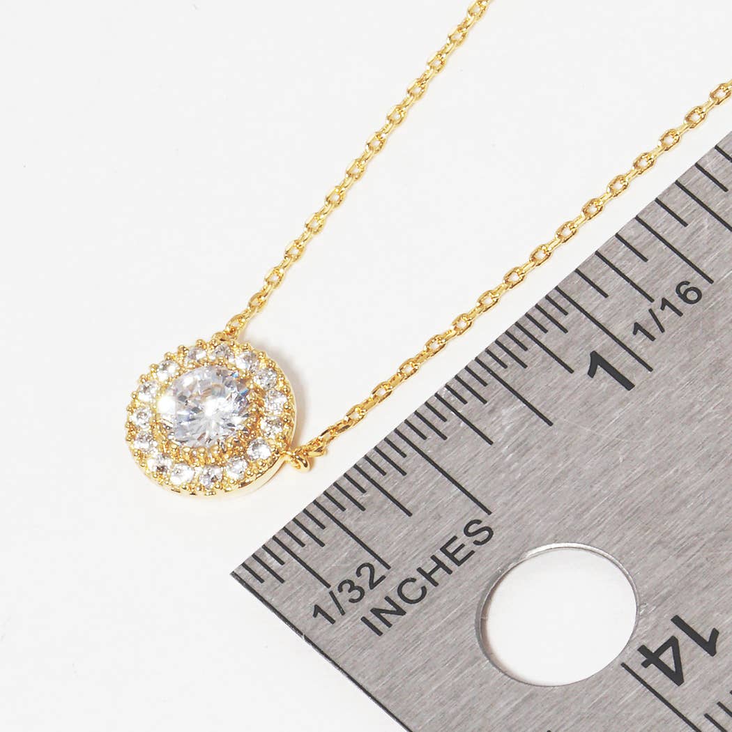 Fashion City - Wholesale Pendant/Charm Necklace - Gold-Dipped Bridesmaid Necklace3