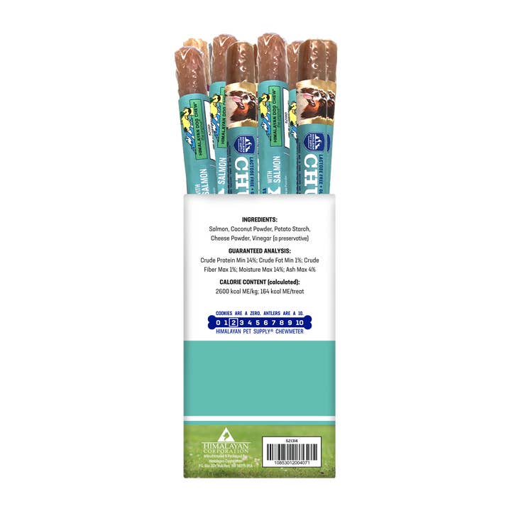 Himalayan Pet Supply - Wholesale Pet Treats - Dog - Himalayan Dog Chew Churro 10" Salmon2