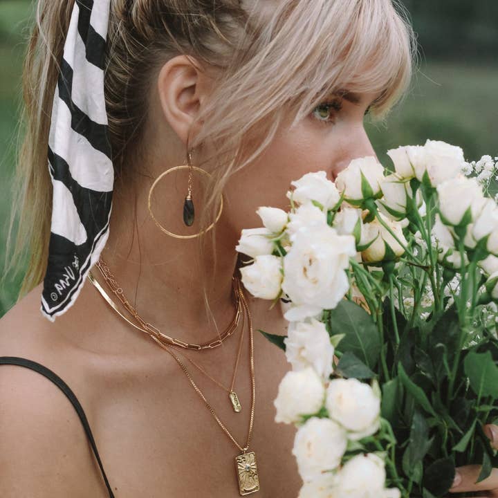 Malabella Jewels - Wholesale Pendant/Charm Necklace - Sun Tarot Card Gold Necklace3