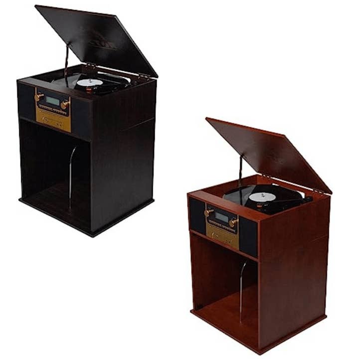 JupiterGear Home - Wholesale Speakers - Victor Boyleston 7-in-1 3-Speed Turntable Music Center13