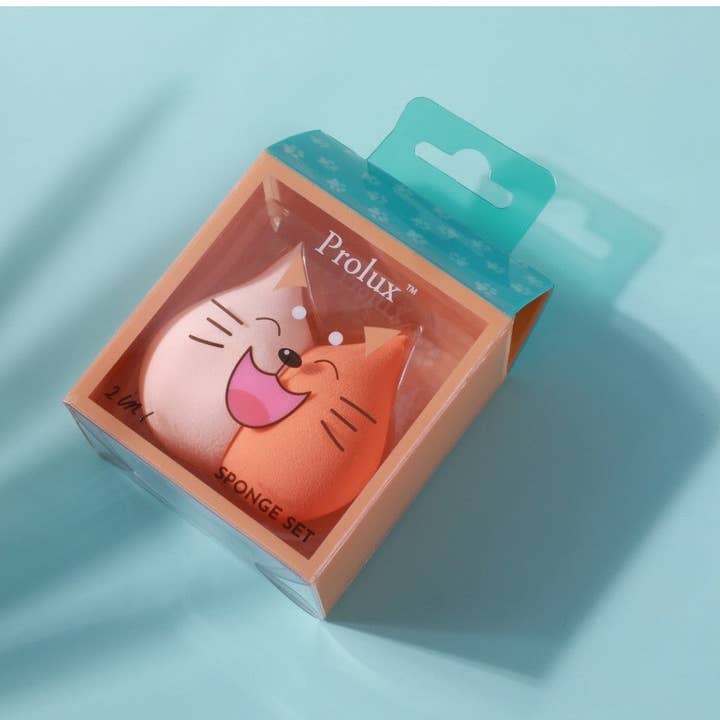 VIAI Beauty – Esponja/misturador de maquilhagem por atacado – Conjunto de Esponjas para Gato 2 em 10