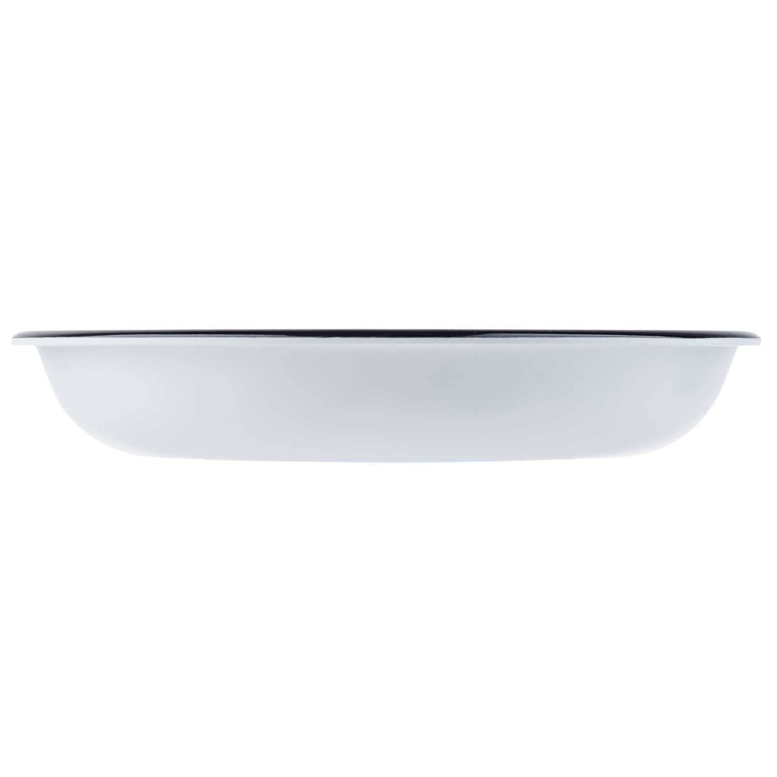 TableCraft Products Company - Wholesale Bowl - Canteen Collection 24 ounce Melamine Bowl, White/Black2