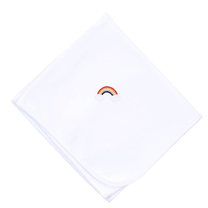 Our Rainbow Baby Blanket for wholesale by Magnolia Baby