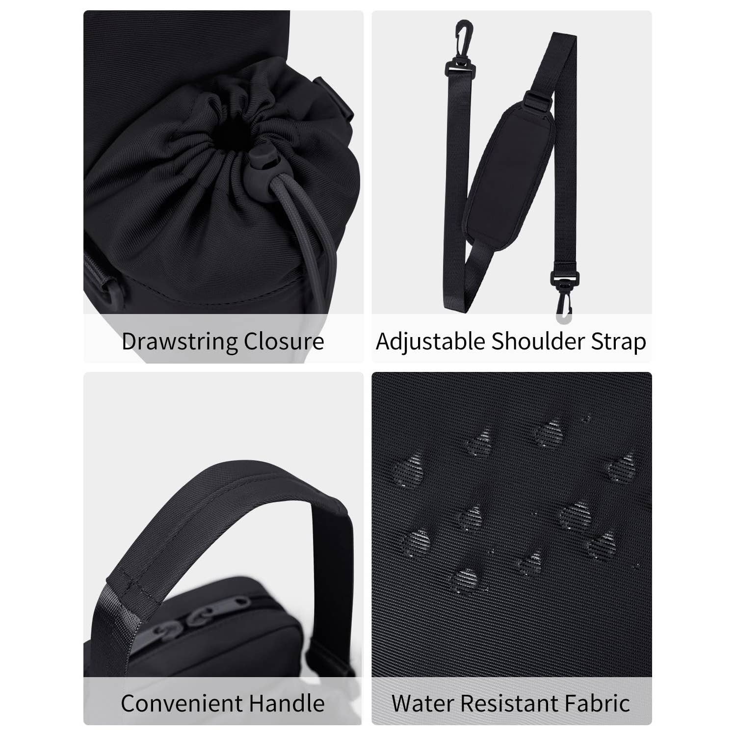 wandf – wholesale Crossbody-väska – Unisex – Vattenflaskhållare med telefonficka för vandring4