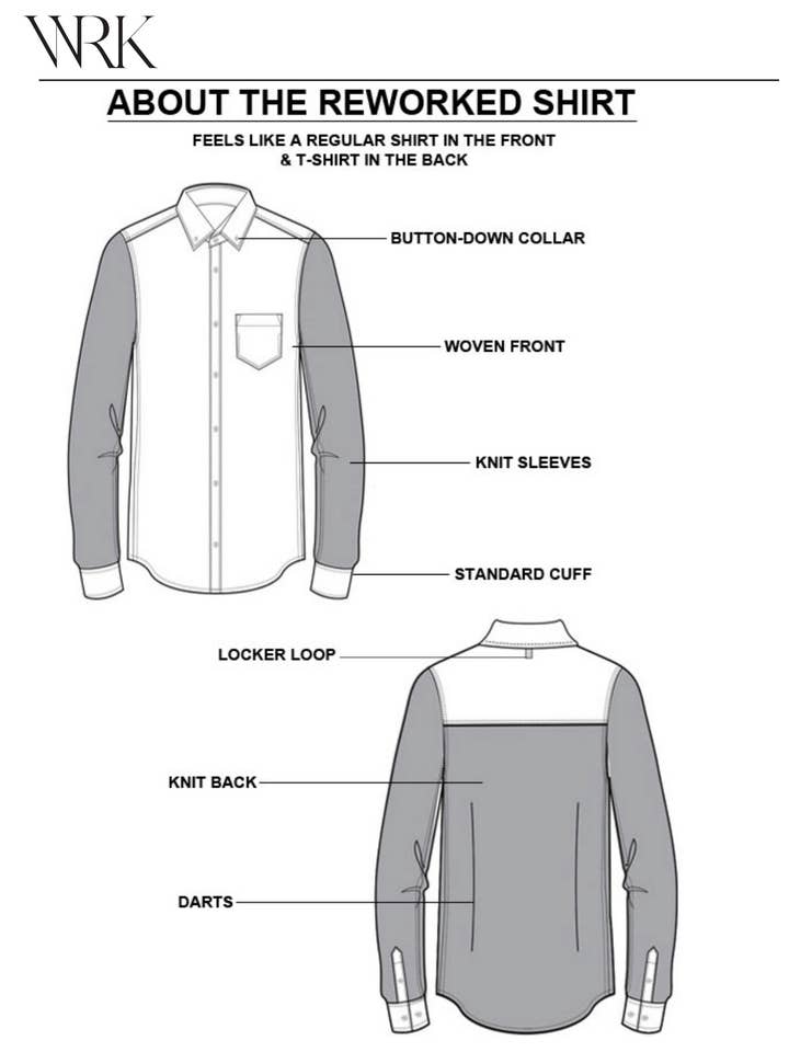 W.R.K – wholesale Skjortor – Herr – DOT DIAMANT OMARBETAD LÅNGÄRMAD SKJORTA4