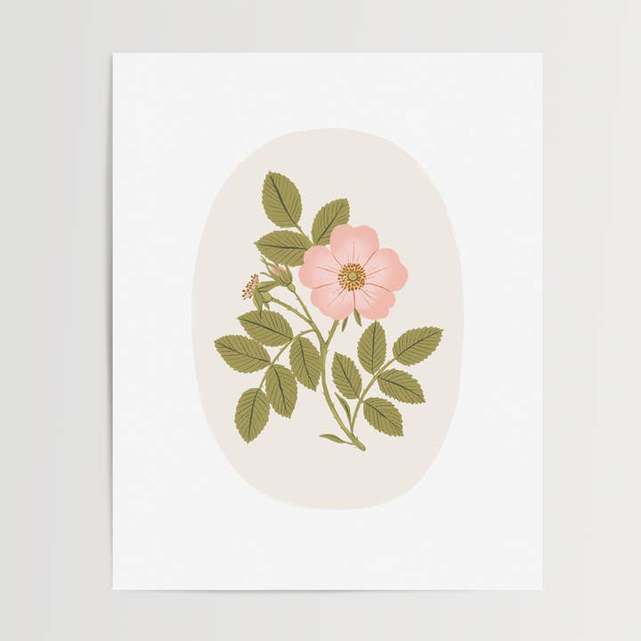 Papier Fleuri Co. - Wholesale Poster - Wild Rose | Art Print1