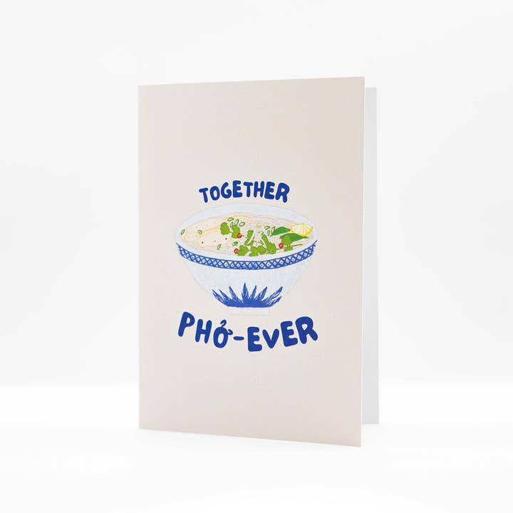 reisundpapier - Wholesale Friendship Card - Folded Card Pho "Pho-ever Together"2