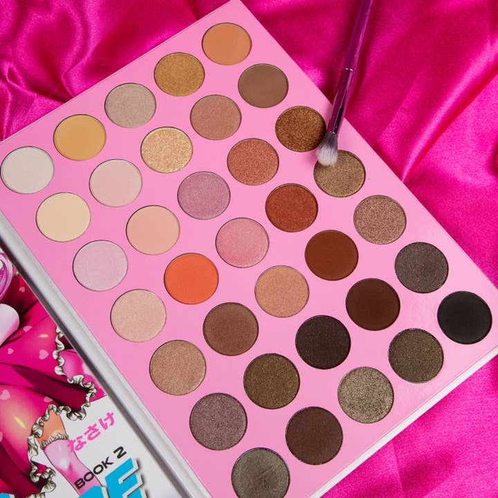 Rude Cosmetics - Wholesale Eyeshadow Palette - BOOK 2 (Manga Anime)35 Eyeshadow Palette Display Set, 12 pcs