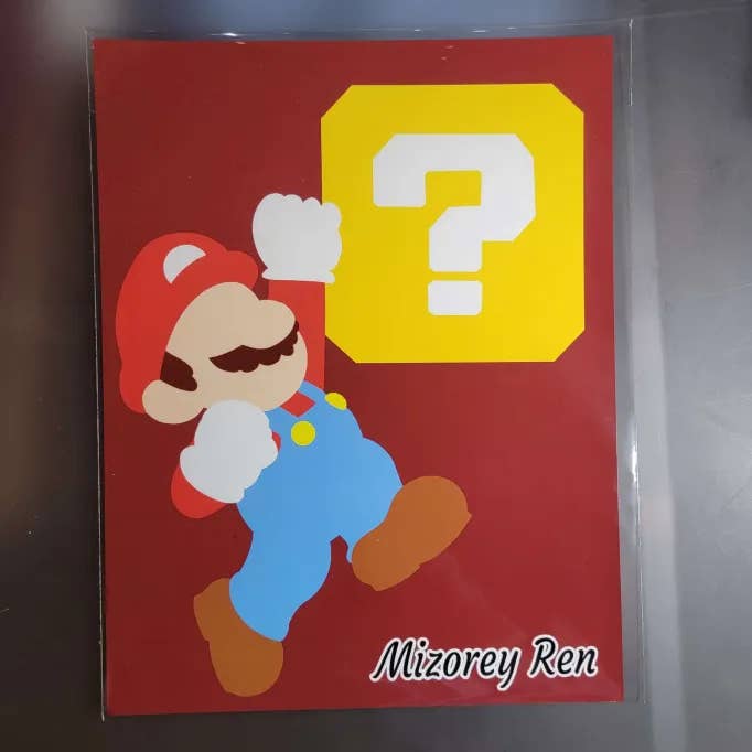 Imprimé Mario pour la vente par Mizorey Ren