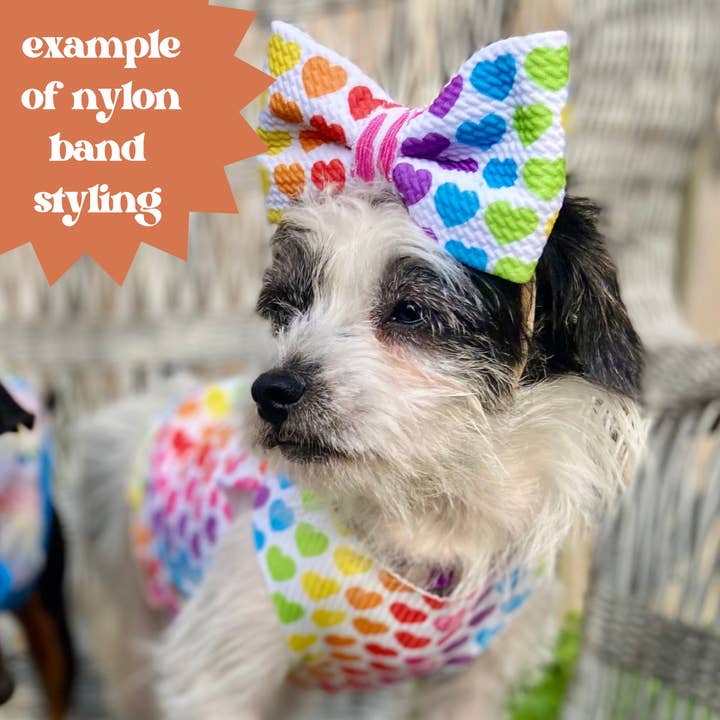 doggish - Wholesale Pet Bow Tie - Dog - Vintage inspired floral sailor dog bow pet accessory7