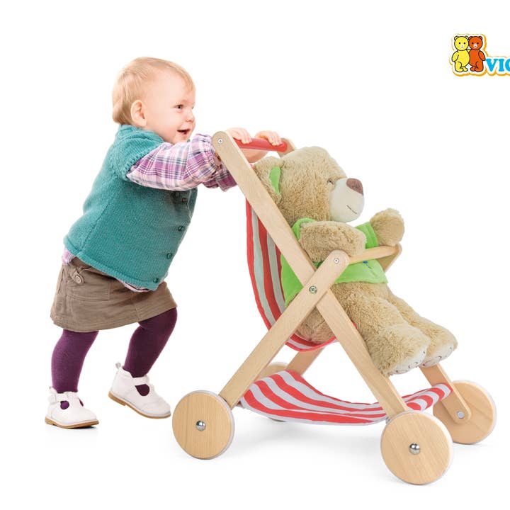 Trade Toys Limited – wholesale Tillbehörskit för docka - Barn – Viga trä praktisk barnvagn