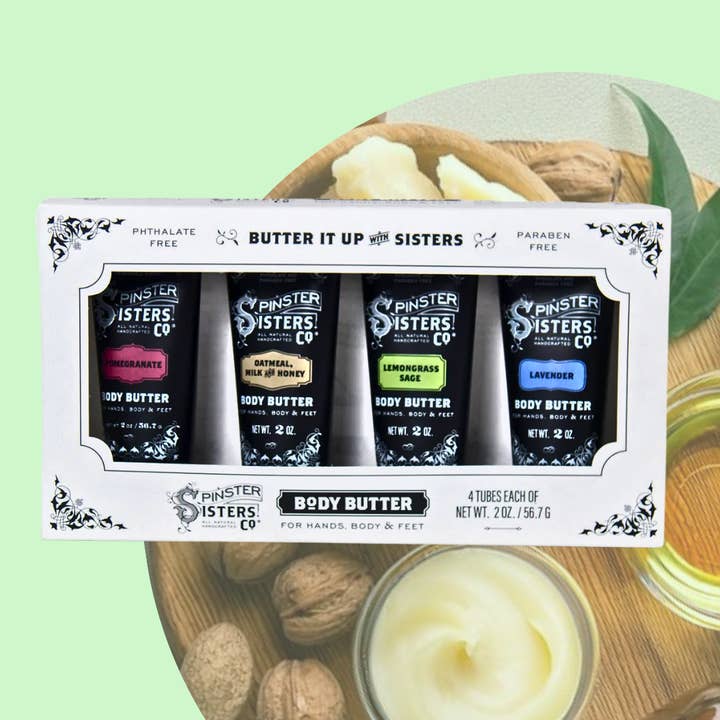 Body Butter Gift Set: Fair Trade Shea & Cocoa Butter and other Purchase Wholesale lotion set. Free Returns & Net 60 Terms on Faire trending on Faire.