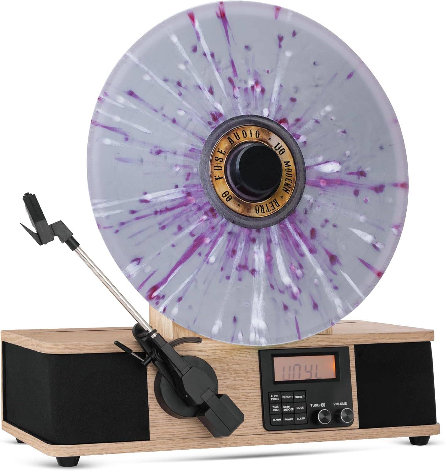 Master Tailgaters, LLC - Wholesale Speakers - Fuse Wrap Vertical Record Player with Bluetooth5