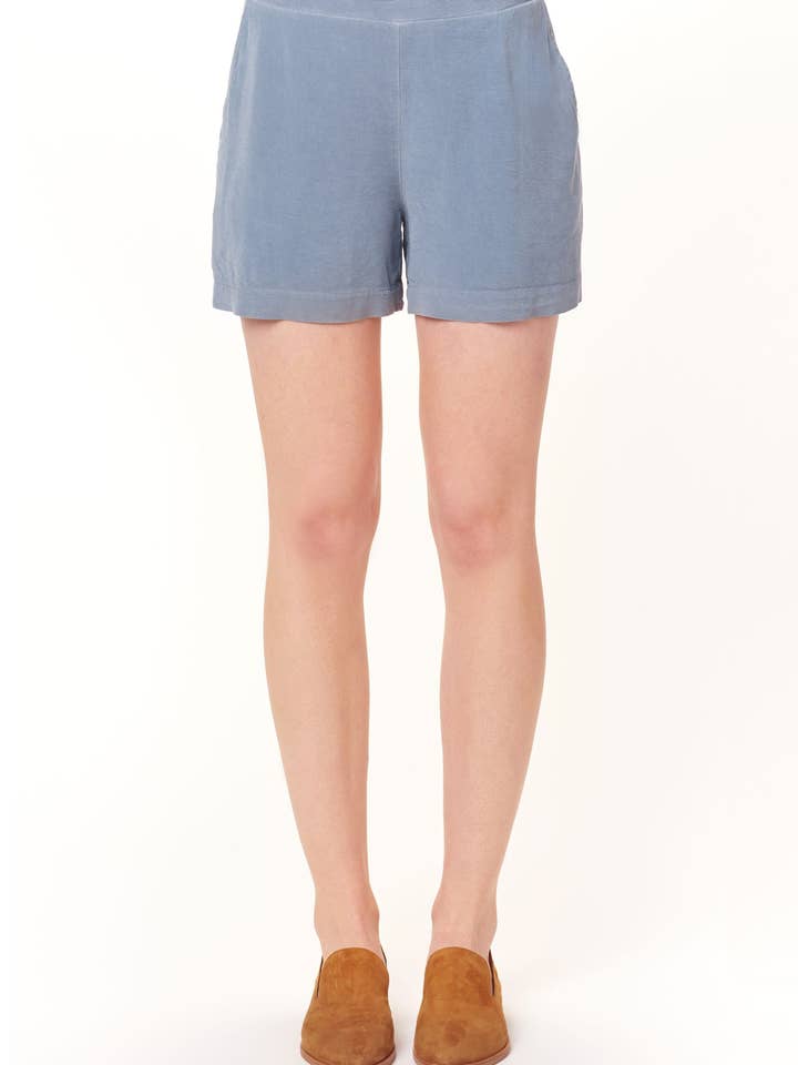 ELASTIC WAIST TENCEL SHORTS for wholesale by Maven West