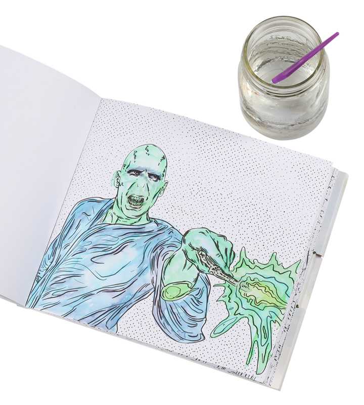 Simon & Schuster - Wholesale Coloring & Activity Book - Kids & Baby - Harry Potter Paint with Water by Editors of Thunder Bay Press3