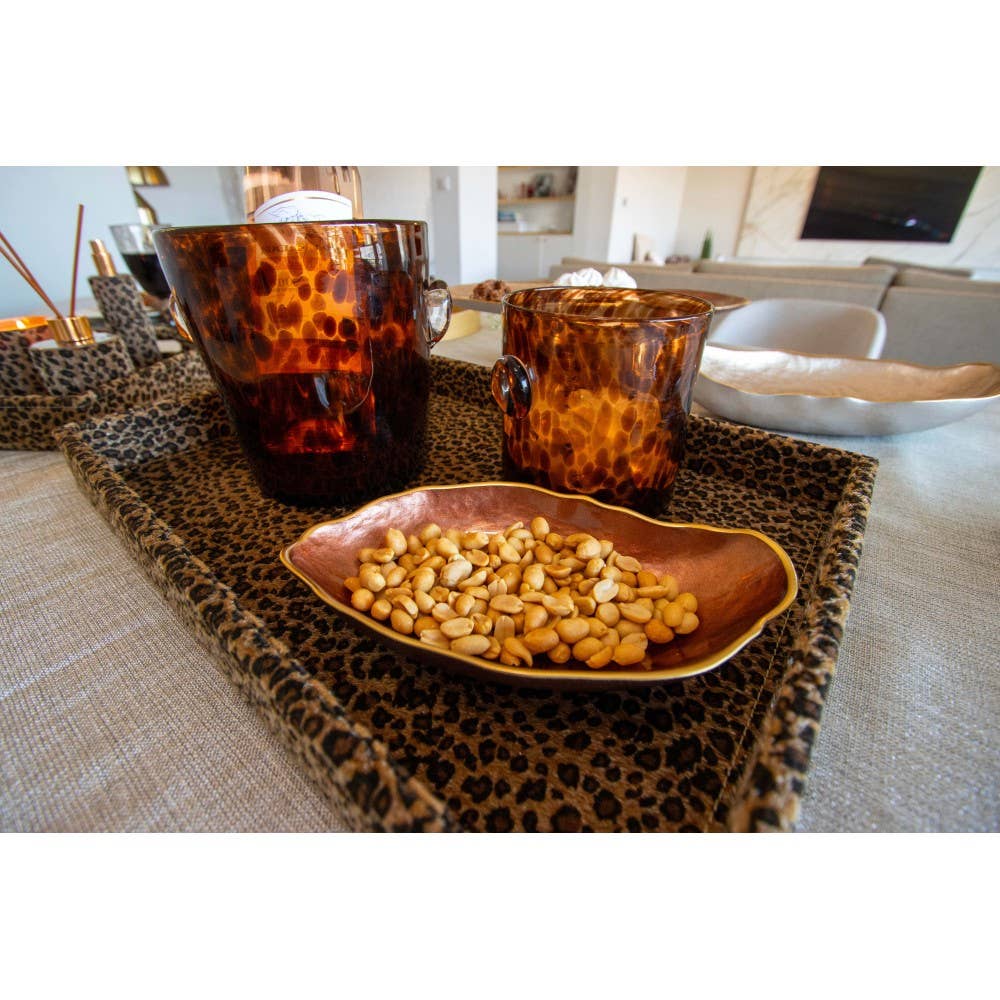 AULICA – Großhandel Serviertabletts – Rechteckiges Leoparden-Tablett 42x32x4,5cm3