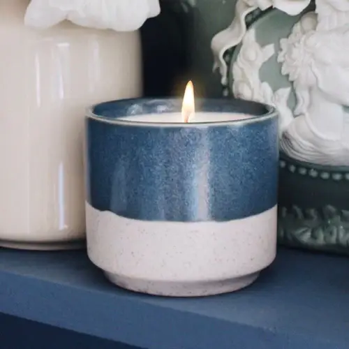 Hyggelight | The Growing Candle ® - Vente Bougie en bocal - Willow | Bougie de culture, étiquette de graines de fleurs, idée cadeau1