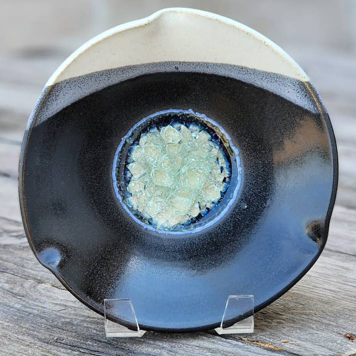 Dock 6 Pottery - Wholesale Decorative Plate/Dish/Bowl - 3 Pinch Rim Bowl - Made to Order - Fused Glass Pottery9