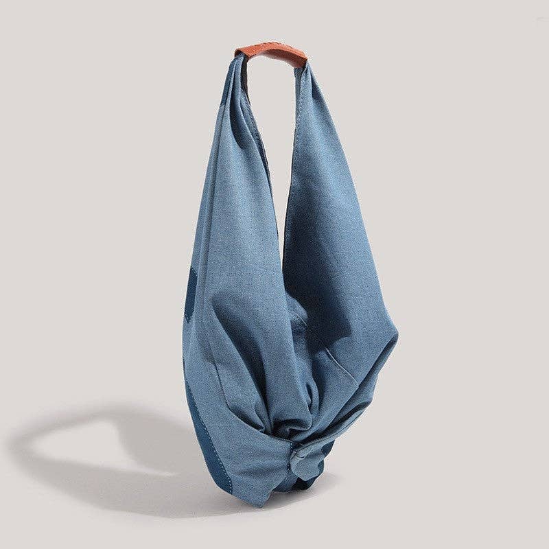 BLÅ Digitaltryk Denim Mulepose for engroshandel på Faire2