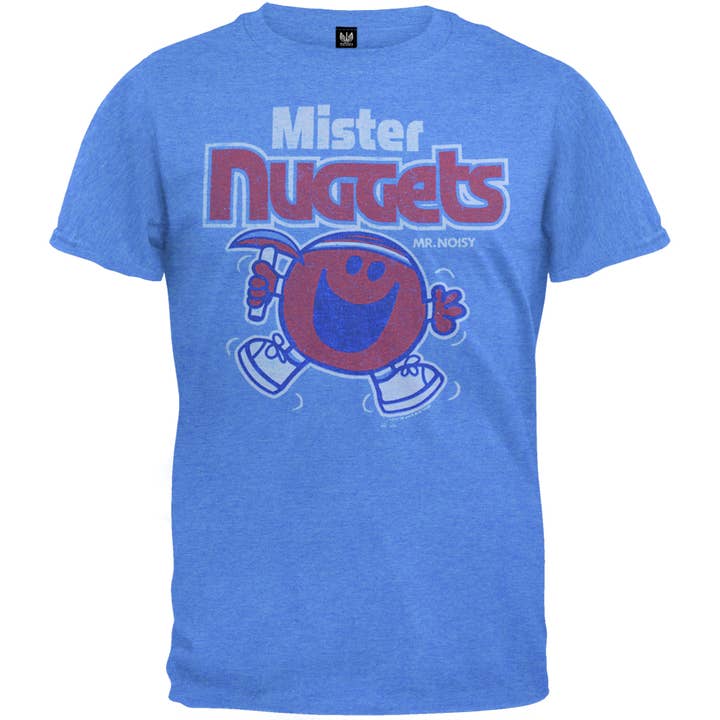 Mister NBA - Maglietta Morbida da Uomo Mister Nuggets per la vendita all'ingrosso da parte di Official Store