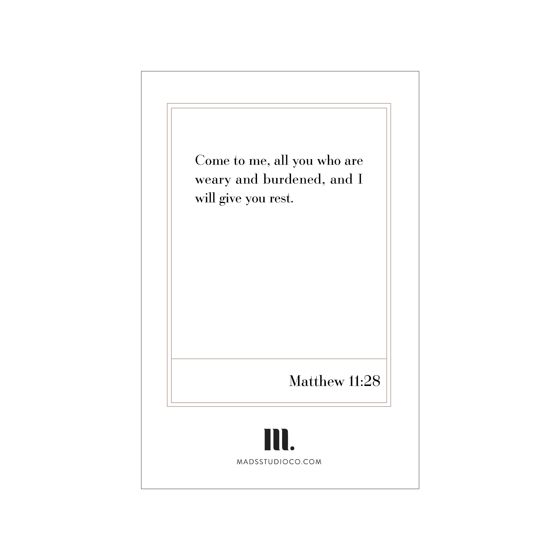 Mads Studio & Co. - Wholesale Art Print - Acrylic Cross Art with Gold Foil - Tan6