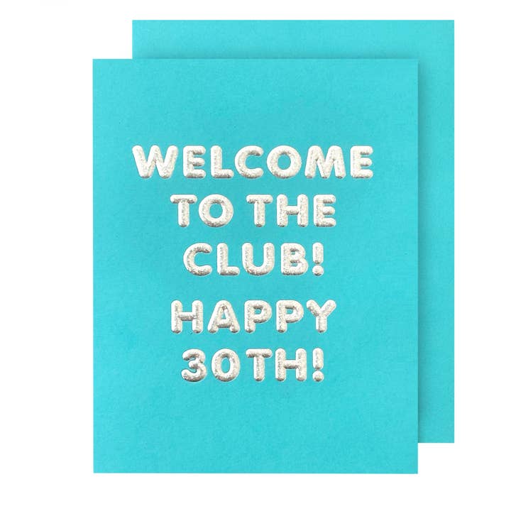 Welcome to the Club! 30 for wholesale by The Social Type