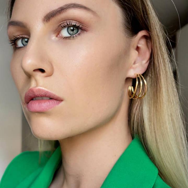 Duestelle Italia - Wholesale Hoop Earrings - TRILOGY6