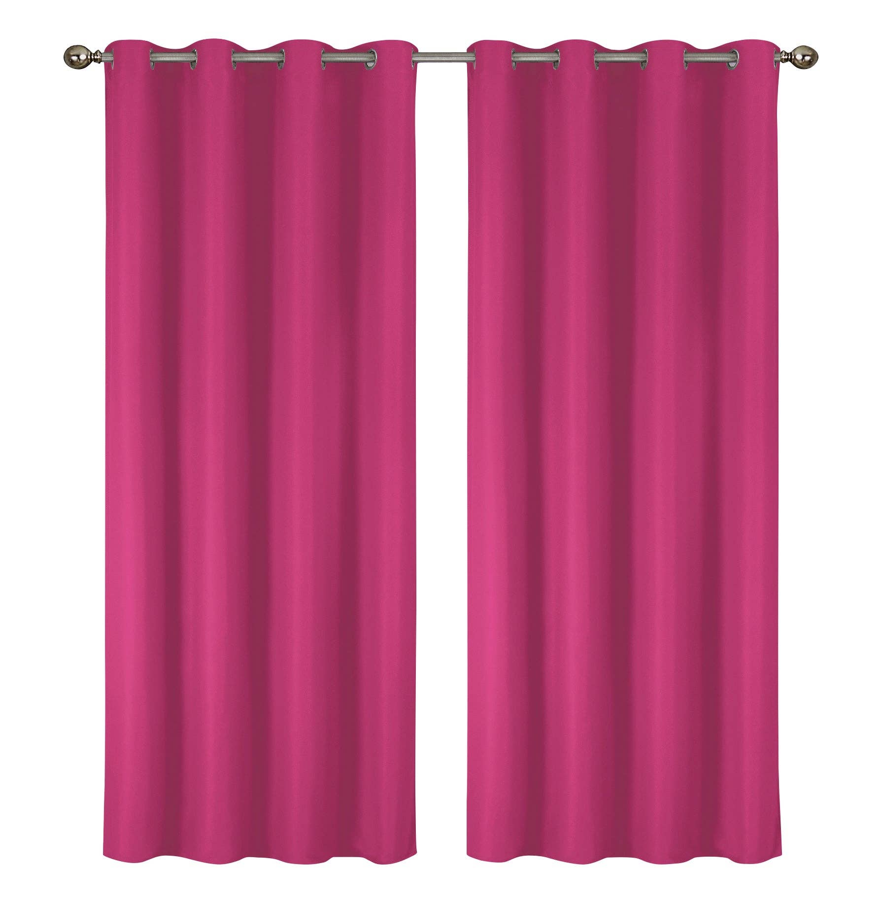 J&V TEXTILES – wholesale Curtain – 2 Pack - 55'' X 84'' Solid Thermal Blackout Panels (19 Colors)7