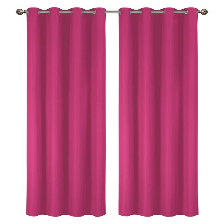 J&V TEXTILES - Wholesale Curtain - 2 Pack - 55'' X 84'' Solid Thermal Blackout Panels (19 Colors)7