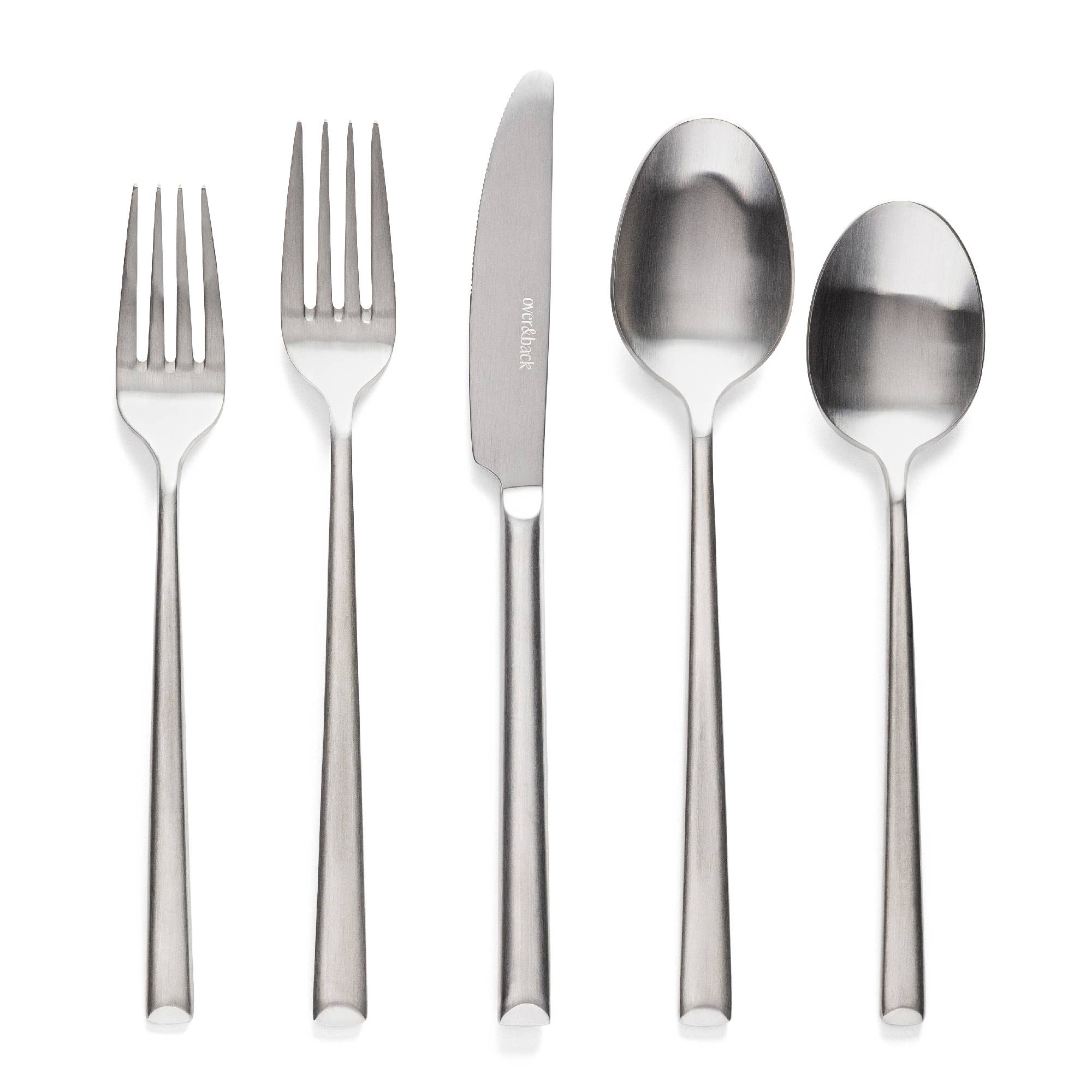 Mirrored Stainless Modern Flatware Cutlery Set – 20pc Service for 4 for wholesale on Faire10