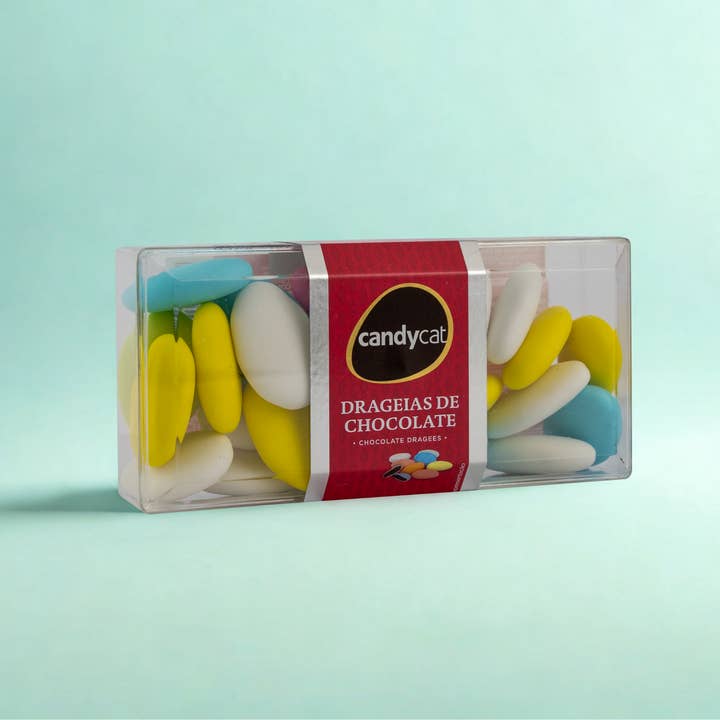 Candycat - Chocolade Dragee - Kristallen Doos 120g voor wholesale door Candycat