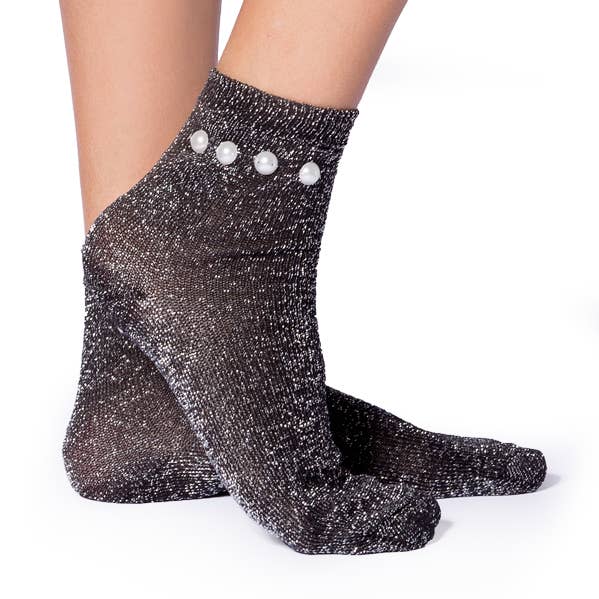 Meias Brilhantes Penélope por atacado de The Nylon Club