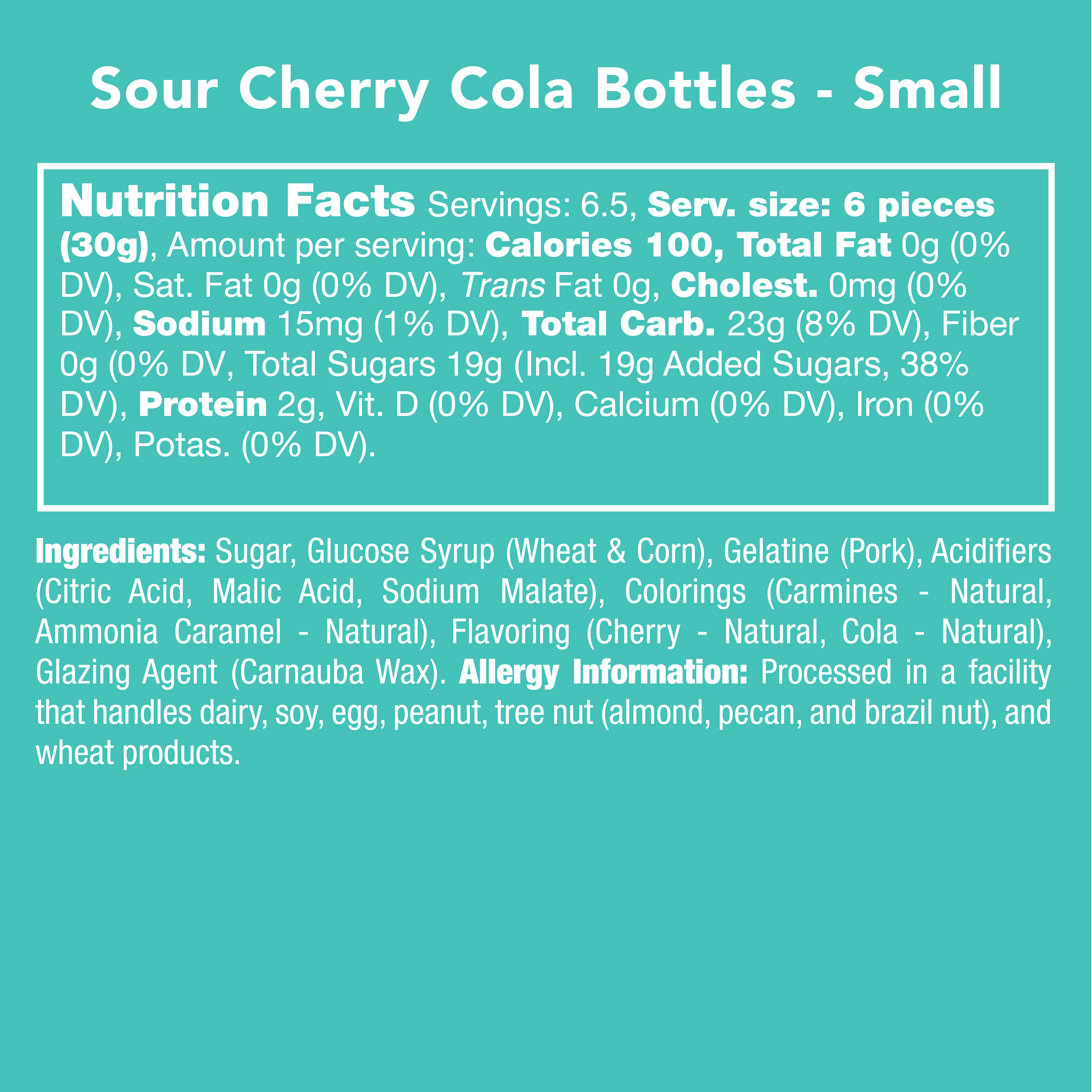 Candy Club - Wholesale Gummy - Sour Cherry Cola Bottles4