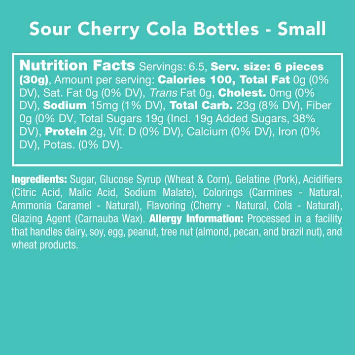 Candy Club - Wholesale Gummy - Sour Cherry Cola Bottles4