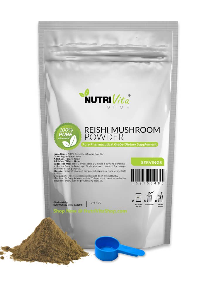 REISHI PILZPULVER - 500g für den Großhandel von NutriVitaShop
